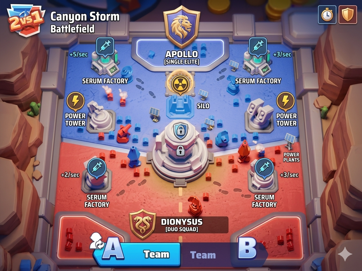 Canyon Storm Battlefield Map