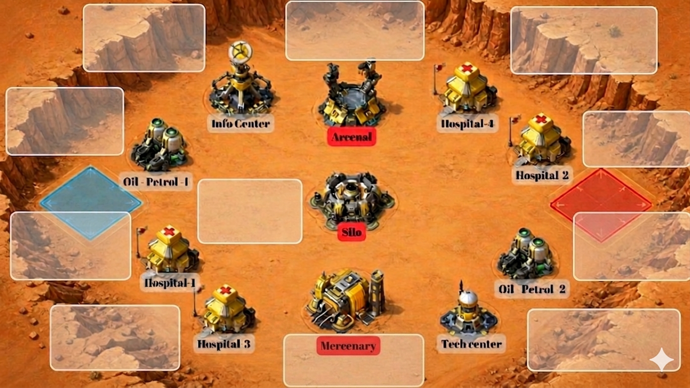 Desert War Planning Map