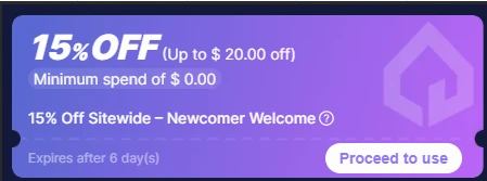 LDShop 15% off newcomer coupon